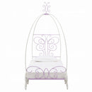 Priya II Twin Bed w/Canopy, White & Purple Finish Acme
