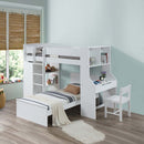 Ragna Twin Bed, White Finish Acme