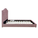 Reggie Twin Bed, Pink Fabric Acme