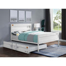 Cargo Full Bed, White Finish Acme