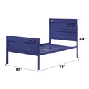 Cargo Twin Bed, Blue Finish Acme