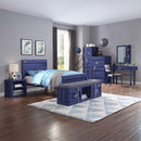 Cargo Twin Bed, Blue Finish Acme