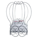 Priya Twin Bed w/Canopy, Silver Finish Acme