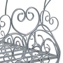 Priya Twin Bed w/Canopy, Silver Finish Acme