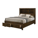 Merrilee II Queen Bed w/Storage, Oak Finish Acme