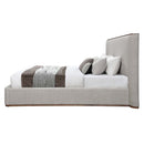 Orane Eastern King Bed, Gray Fabric Acme