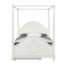 Dorothy Full Post Bed, Ivory Finish Acme