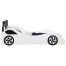 Colen Car Bed (Twin), White Finish Acme
