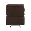 Arcadia Motion Glider Recliner, Chocolate Microfiber