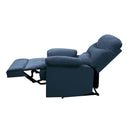 Arcadia Motion Recliner, Blue Woven Fabric Acme