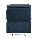 Arcadia Motion Recliner, Blue Woven Fabric Acme
