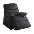 Arcadia Motion Recliner, Black Woven Fabric Acme