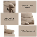 Arcadia Motion Recliner, Beige Woven Fabric Acme