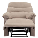 Arcadia Motion Recliner, Beige Woven Fabric Acme