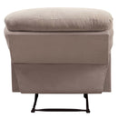 Arcadia Motion Recliner, Beige Woven Fabric Acme