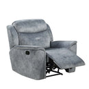 Mariana Motion Recliner, Silver Gray Fabric Acme
