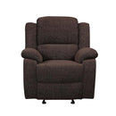 Madden Motion Glider Recliner, Brown Chenille Acme