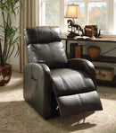 Ricardo Power Motion Recliner w/Lift, Brown Faux Leather Acme