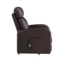 Ricardo Power Motion Recliner w/Lift, Brown Faux Leather Acme