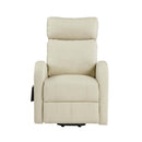 Ricardo Power Motion Recliner w/Lift, Beige Faux Leather Acme