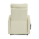 Ricardo Power Motion Recliner w/Lift, Beige Faux Leather Acme