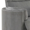 Sagen Recliner w/Swivel & Glider, Charcoal Chenille Acme