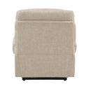 Nairi Power Recliner w/Lift & Heating & Massage, Ivory Leather Aire Acme