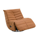 Talmon Recliner w/Swivel, Orange Faux Leather Acme