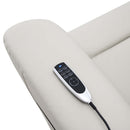 Marsha Power Recliner w/Lift & Massage, Light Gray Silicone Faux Leather Acme