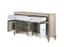 Esteban 68" Server, Mirrored & Antique Champagne Finish Acme