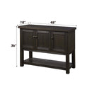 Haddie 48" Server, Distressed Walnut Finish Acme