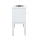 Elizaveta 48" Server, Faux Crystal Diamonds & White High Gloss Finish Acme