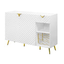 Gaines 54" Server, White High Gloss Finish Acme