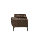 Porchester 94" Sofa, Distress Chocolate Top Grain Leather Acme