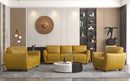 Valeria 79" Sofa, Mustard Leather Acme