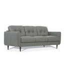 Radwan 83" Sofa, Pesto Green Leather Acme
