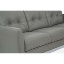 Radwan 83" Sofa, Pesto Green Leather Acme