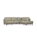 Tampa 103" Sectional Sofa, Airy Green Leather Acme