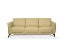 Malaga 83" Sofa, Cream Leather Acme