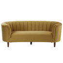 Millephri 81" Sofa, Olive Yellow Velvet Acme