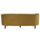 Millephri 81" Sofa, Olive Yellow Velvet Acme