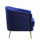 Eivor 78" Sofa, Blue Velvet Acme