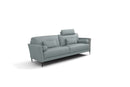 Tussio 84" Sofa w/5 Pillows, Watery Leather Acme