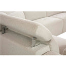 Dayana Power Motion 135" Sectional Sofa, Beige Boucle Acme