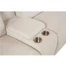 Dayana Power Motion 135" Sectional Sofa, Beige Boucle Acme