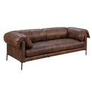 Jaron 96" Sofa, Mocha Top Grain Leather Acme