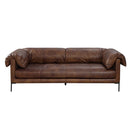 Jaron 96" Sofa, Mocha Top Grain Leather Acme