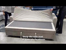 Haran 92" Sleeper Sofa, Beige Fabric Acme
