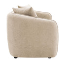 Keith 79" Sofa w/3 Pillows, Beige Chenille Acme