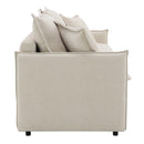 Elisea 85" Sleeper Sofa, Beige Fabirc Acme